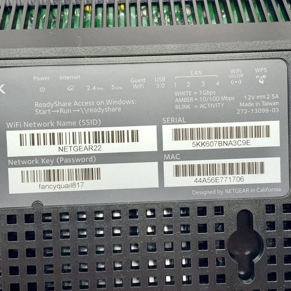 NETGEAR Nighthawk AC2600 Smart WiFi Router #R7450 2.4 GH - Picture 10 of 10